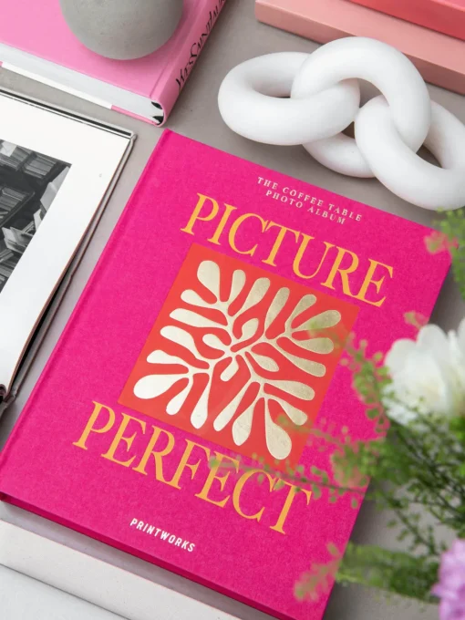 New Albúm de fotos Picture Perfect Libros Decorativos|Jarrones