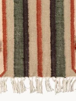 Clearance Alfombra artesanal con borlas Haydon, tamaños diferentes Rectangular|Alfombras Rectangulares