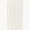 Rectangular|Alfombras Rectangulares>Westwing Collection Alfombra artesanal de algodón texturizada Ziggy
