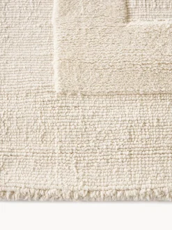 Rectangular|Alfombras Rectangulares></noscript>Westwing Collection Alfombra artesanal de algodón texturizada Dania Blanco crema