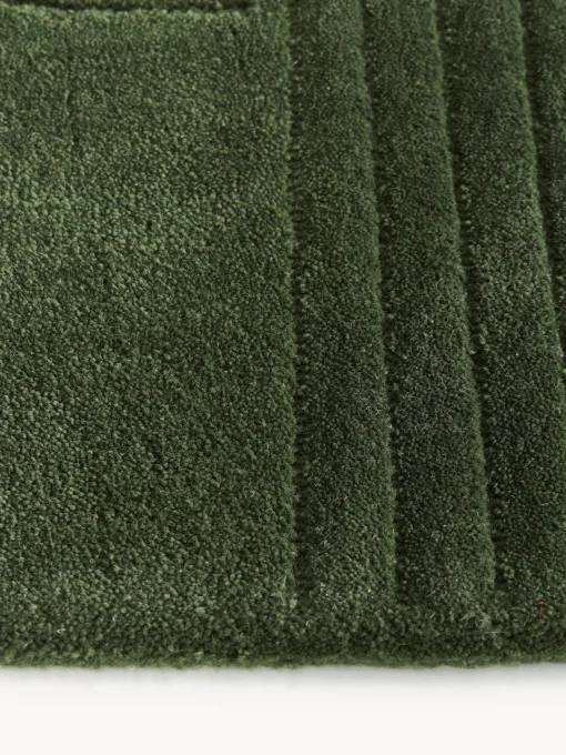 Rectangular|Alfombras Rectangulares>Westwing Collection Alfombra artesanal de lana Mason Verde oscuro