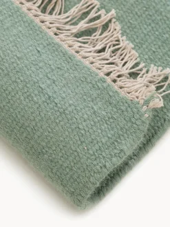 Best Alfombra artesanal de lana con flecos Liv Rectangular|Alfombras Rectangulares