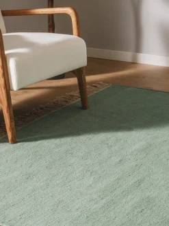 Best Alfombra artesanal de lana con flecos Liv Rectangular|Alfombras Rectangulares