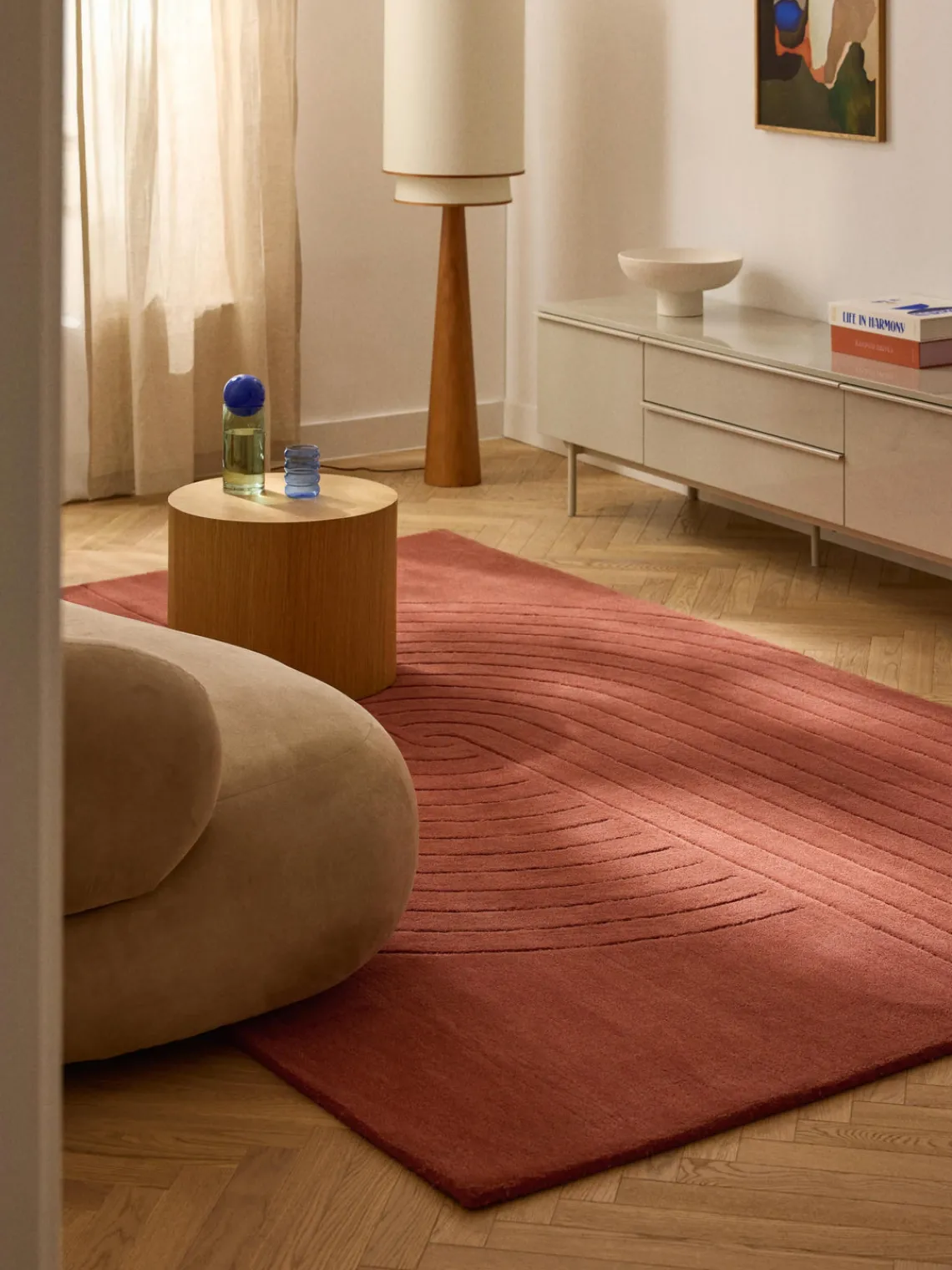 Outlet Alfombra artesanal de lana Mason Rectangular|Alfombras Rectangulares