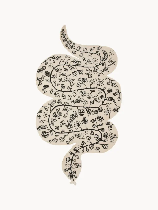 Alfombras Rectangulares|Alfombras>Bongusta Alfombra artesanal de lana Inky