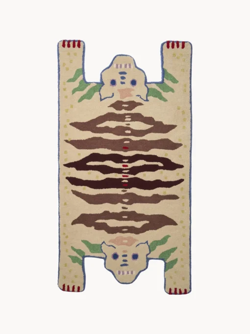 Discount Alfombra artesanal de lana de pelo largo Soulmates Rectangular|Alfombras Rectangulares