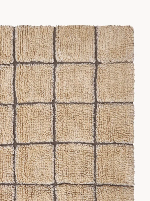 Rectangular|Alfombras Rectangulares>Lorena Canals Alfombra artesanal de lana Mosaic Beige, marrón