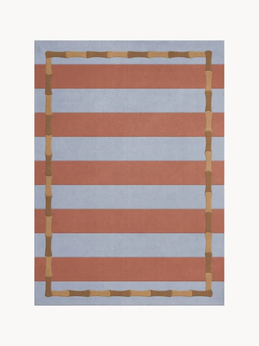 Sale Alfombra artesanal de lana Bamboo Rectangular|Alfombras Rectangulares