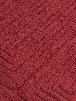 Rectangular|Alfombras Rectangulares></noscript>Westwing Collection Alfombra artesanal de lana con estampado geométrico Alexia Rojo