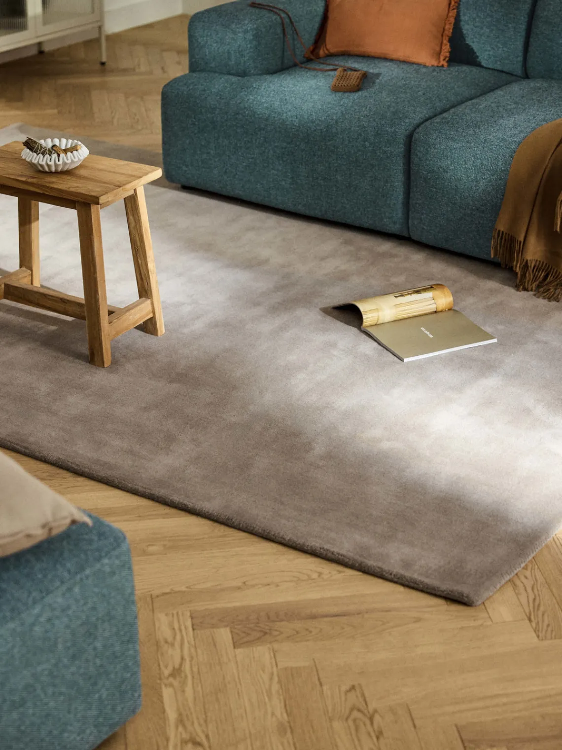 Rectangular|Alfombras Rectangulares>Westwing Collection Alfombra artesanal de lana Zayne Greige