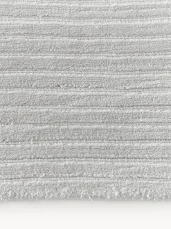 Rectangular|Alfombras Rectangulares></noscript>Westwing Collection Alfombra artesanal de pelo largo texturizada Wes Gris claro