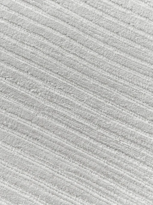 Rectangular|Alfombras Rectangulares>Westwing Collection Alfombra artesanal de pelo largo texturizada Wes Gris claro