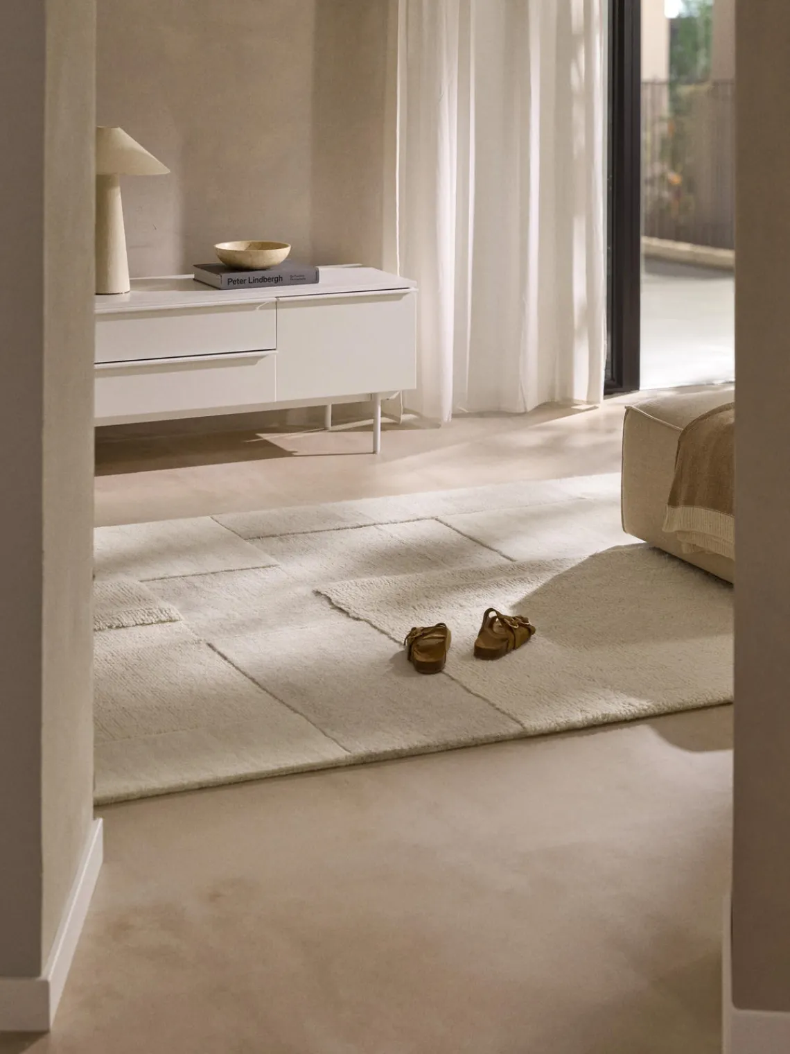 New Alfombra artesanal de pelo largo Titus Rectangular|Alfombras Rectangulares