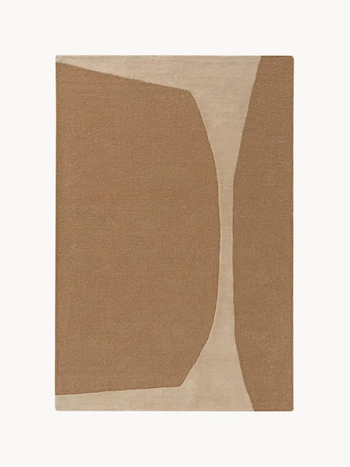 Alfombra artesanal de pelo corto Smilla Rectangular|Alfombras Rectangulares