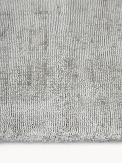 Rectangular|Alfombras Rectangulares></noscript>Westwing Collection Alfombra artesanal de viscosa Jane Gris claro