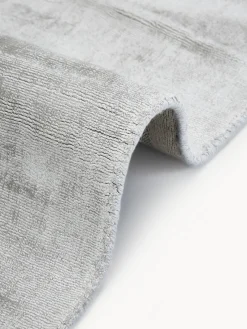 Rectangular|Alfombras Rectangulares></noscript>Westwing Collection Alfombra artesanal de viscosa Jane Gris claro