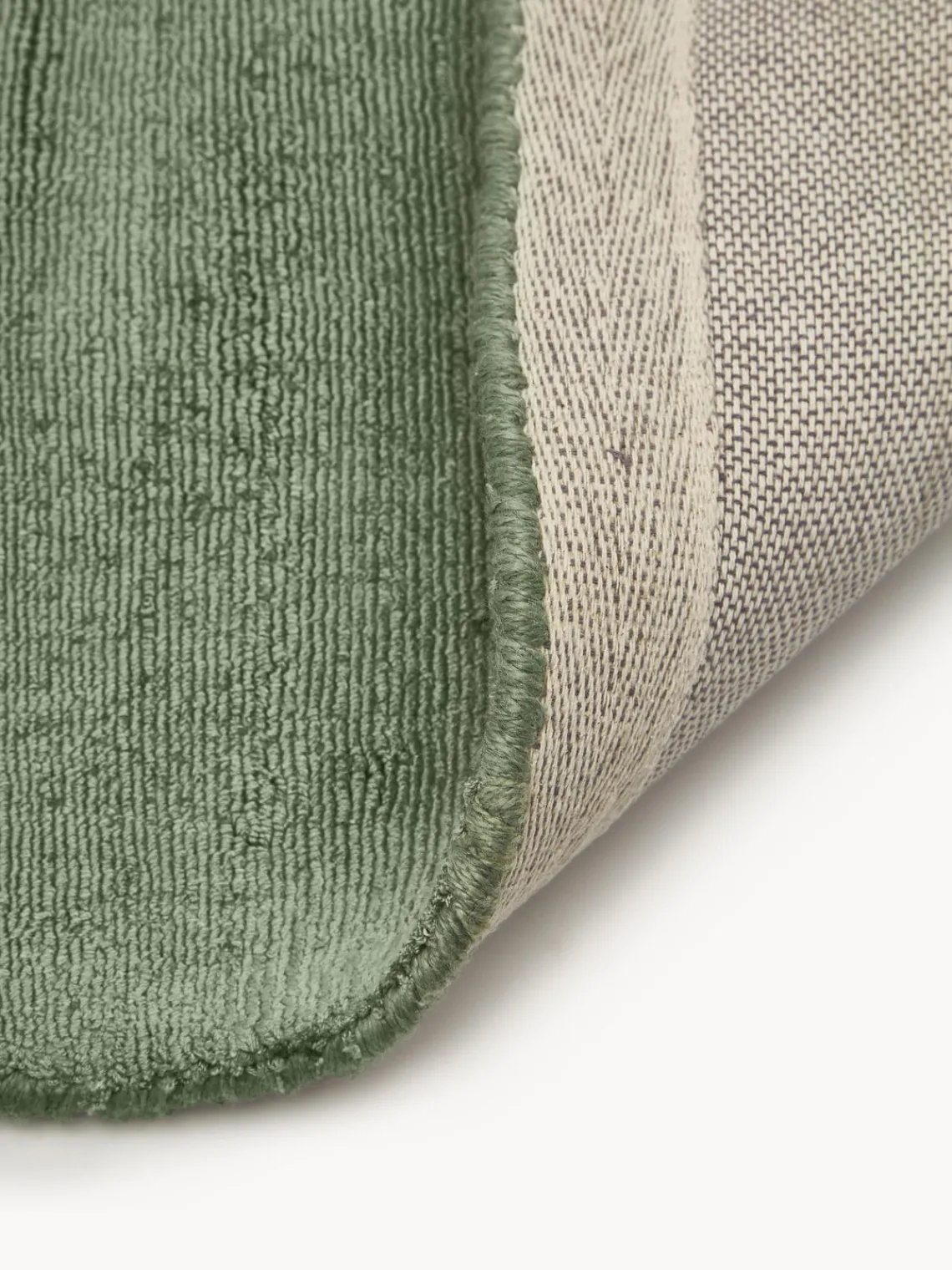 New Alfombra artesanal de viscosa Jane Rectangular|Alfombras Rectangulares