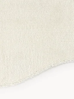 New Alfombra artesanal de viscosa con borde ondulado Wavy Rectangular|Alfombras Rectangulares