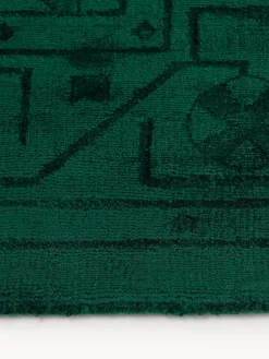 Rectangular|Alfombras Rectangulares></noscript>Westwing Collection Alfombra artesanal de viscosa Shaila Verde oscuro