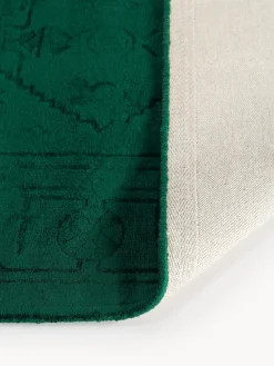 Rectangular|Alfombras Rectangulares></noscript>Westwing Collection Alfombra artesanal de viscosa Shaila Verde oscuro