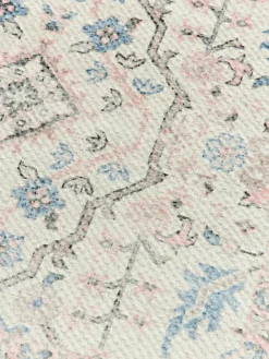 Outlet Alfombra artesanal exterior con estampado vintage Leonato Alfombras De Exterior|Alfombras De Exterior