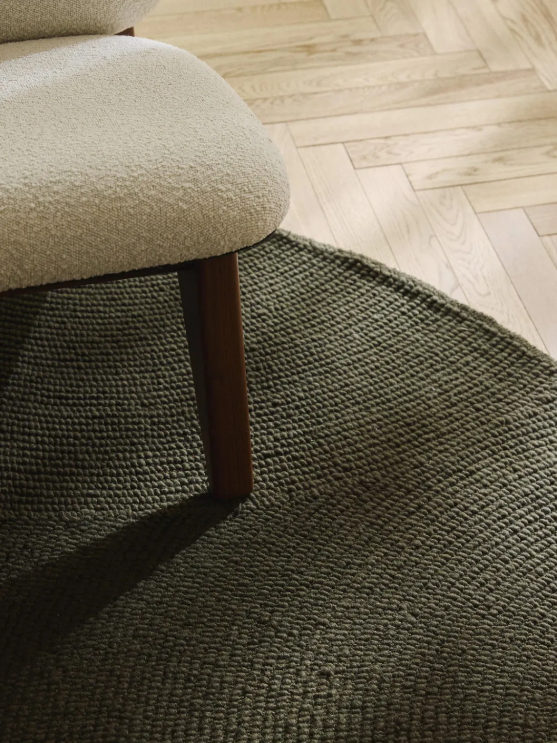 Discount Alfombra artesanal redonda de lana Eleni Redonda|Alfombras Rectangulares