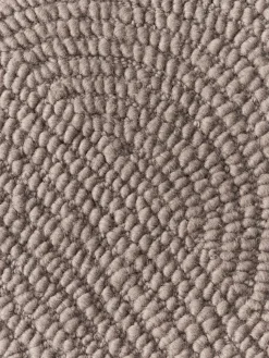Redonda|Alfombras Rectangulares></noscript>Westwing Collection Alfombra artesanal redonda de lana Eleni Taupe