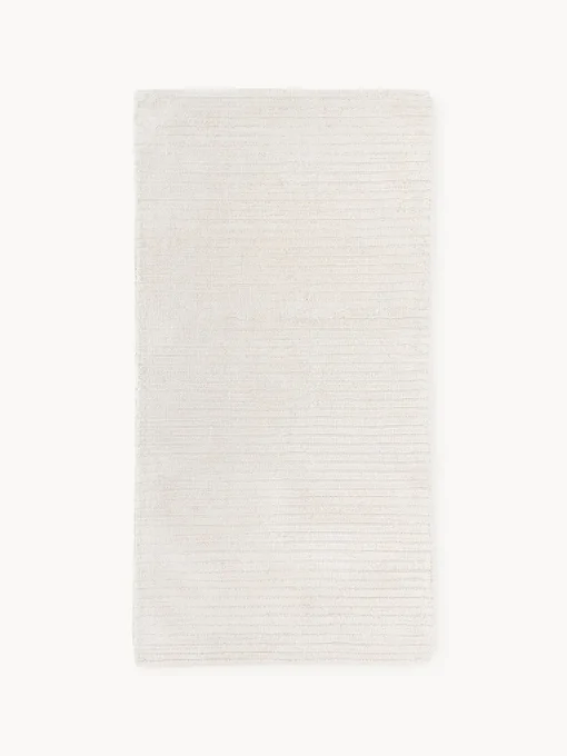 Rectangular|Alfombras Rectangulares>Westwing Collection Alfombra artesanal texturizada Wes Blanco crema
