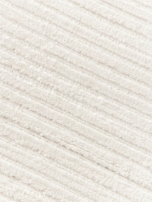 Rectangular|Alfombras Rectangulares>Westwing Collection Alfombra artesanal texturizada Wes Blanco crema