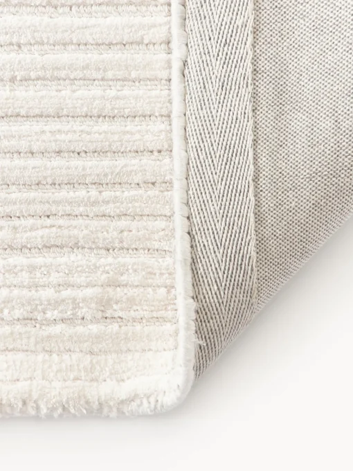 Rectangular|Alfombras Rectangulares>Westwing Collection Alfombra artesanal texturizada Wes Blanco crema