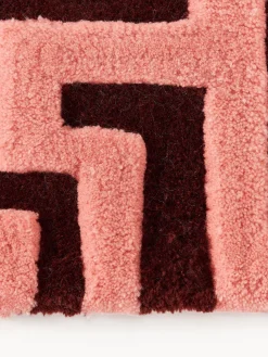 New Alfombra artesanal texturizada Monty Rectangular|Alfombras Rectangulares