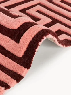 New Alfombra artesanal texturizada Monty Rectangular|Alfombras Rectangulares