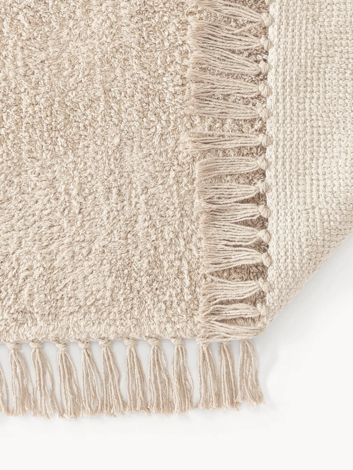 Alfombras De Pasillo|Alfombras De Pasillo>Westwing Collection Alfombra corredor artesanal con flecos Daya