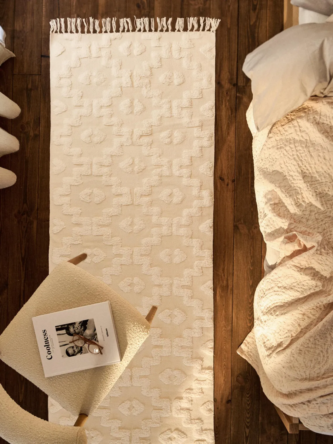 Alfombras De Pasillo|Alfombras De Pasillo>Westwing Collection Alfombra corredor artesanal de algodón texturizada Idris