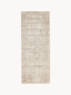 Alfombras De Pasillo|Alfombras De Pasillo>Westwing Collection Alfombra corredor artesanal de viscosa Jane Beige claro