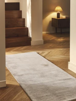 Alfombras De Pasillo|Alfombras De Pasillo></noscript>Westwing Collection Alfombra corredor artesanal de viscosa Jane Beige claro