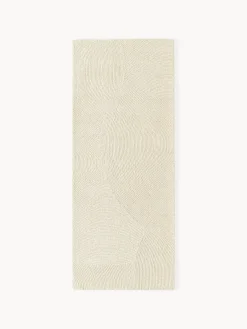 Alfombras De Pasillo|Alfombras De Pasillo>Westwing Collection Alfombra corredor artesanal de lana Eleni Blanco Off White