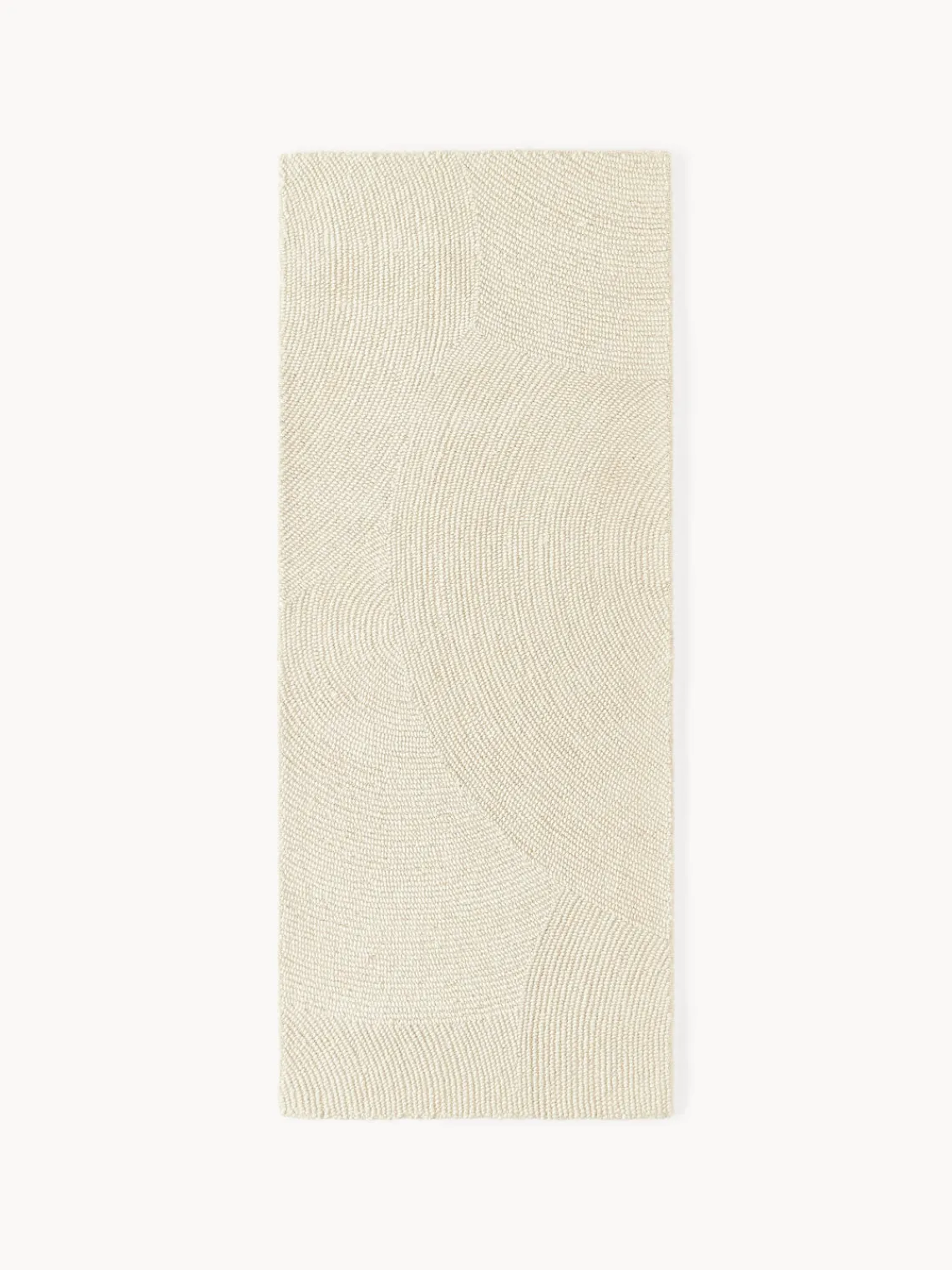 Alfombras De Pasillo|Alfombras De Pasillo>Westwing Collection Alfombra corredor artesanal de lana Eleni Blanco Off White