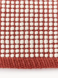 Alfombras De Pasillo|Alfombras De Pasillo></noscript>Westwing Collection Alfombra corredor artesanal de lana Amaro Terracota, blanco crema