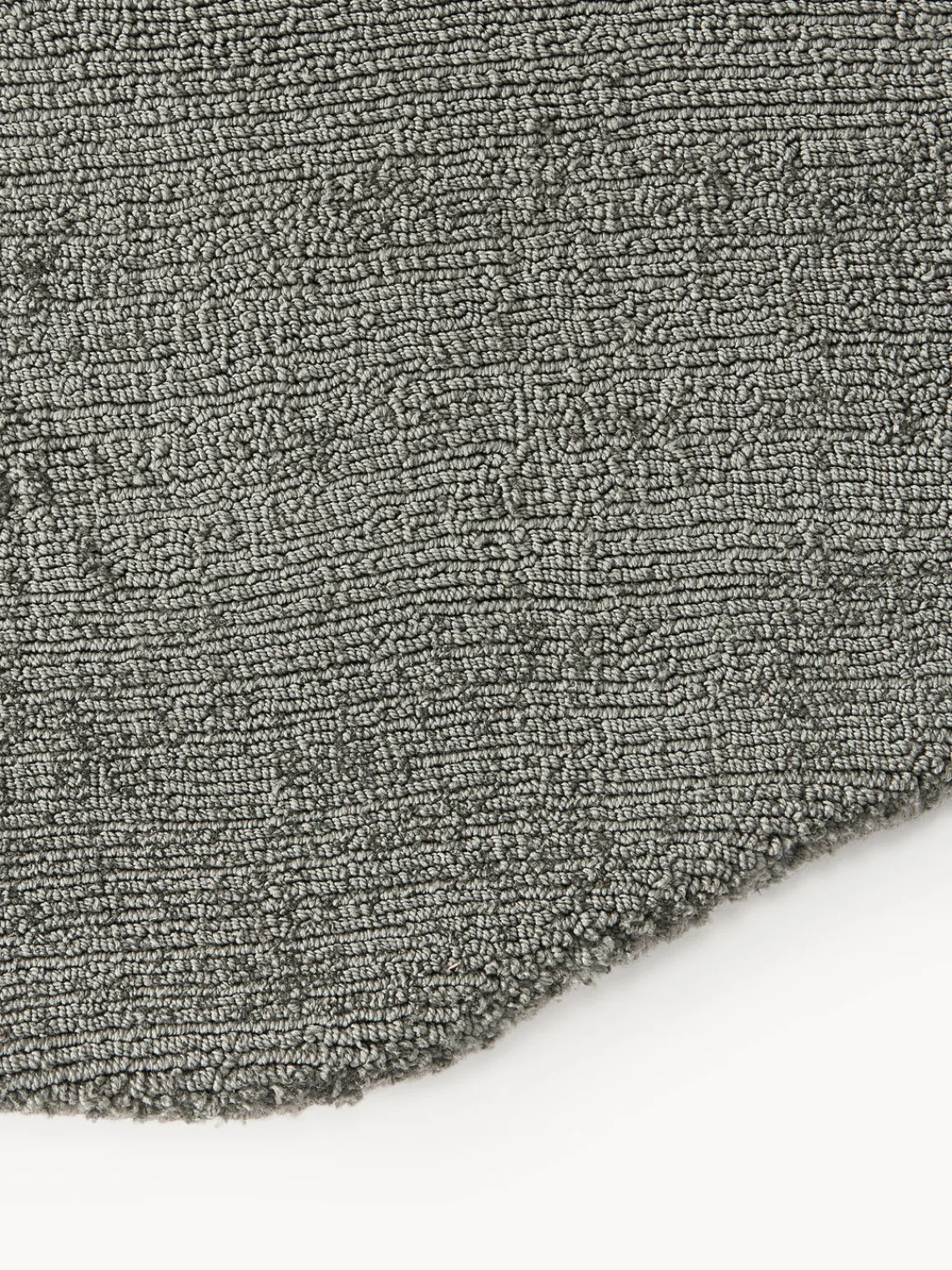 Alfombras De Pasillo|Alfombras De Pasillo>Westwing Collection Alfombra corredor artesanal Wavy Verde oscuro