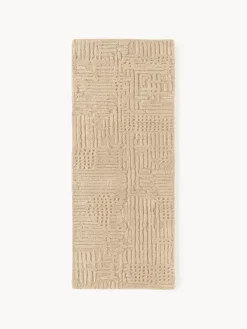 Alfombras De Pasillo|Alfombras De Pasillo>Westwing Collection Alfombra corredor artesanal de lana Merima Beige