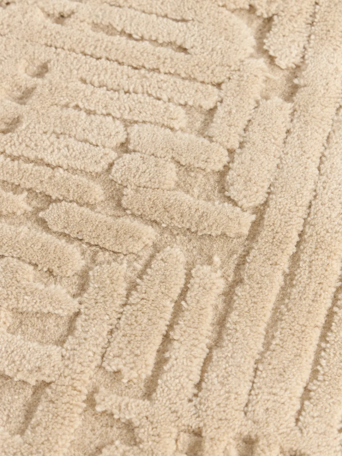 Alfombras De Pasillo|Alfombras De Pasillo>Westwing Collection Alfombra corredor artesanal de lana Merima Beige