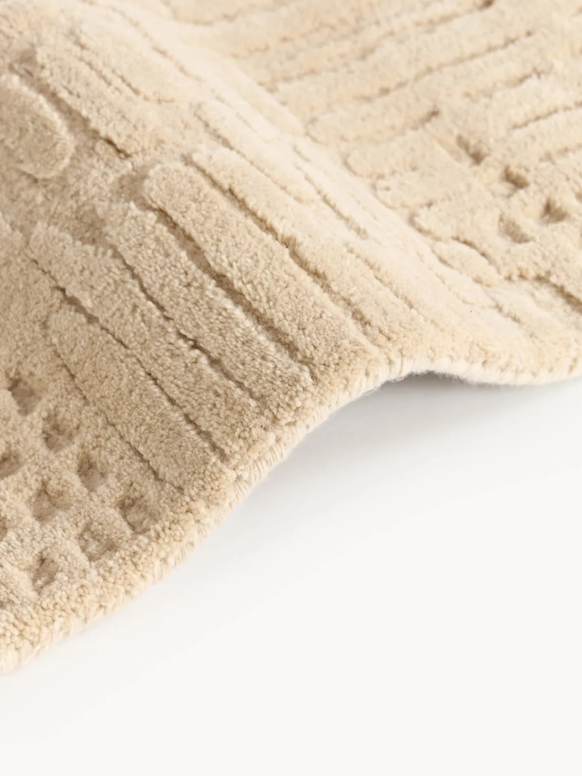 Alfombras De Pasillo|Alfombras De Pasillo>Westwing Collection Alfombra corredor artesanal de lana Merima Beige