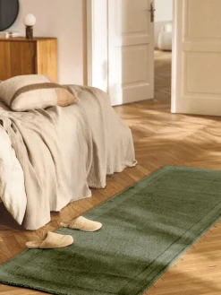Alfombras De Pasillo|Alfombras De Pasillo></noscript>Westwing Collection Alfombra corredor de pelo corto Kari Verde