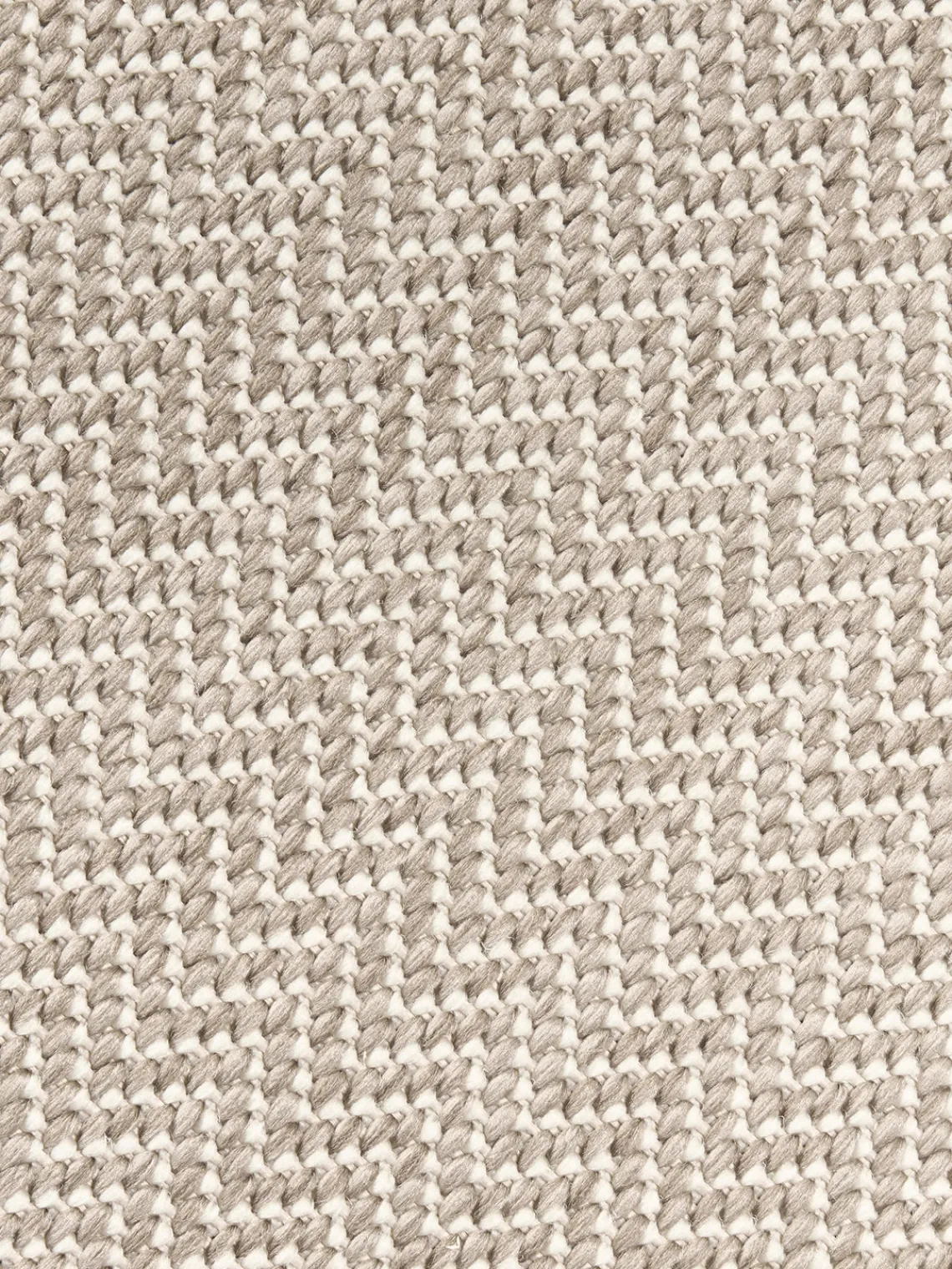 Alfombras De Exterior|Alfombras De Exterior>Westwing Collection Alfombra corredor exterior reversible en zigzag Cort Beige claro, blanco Off White