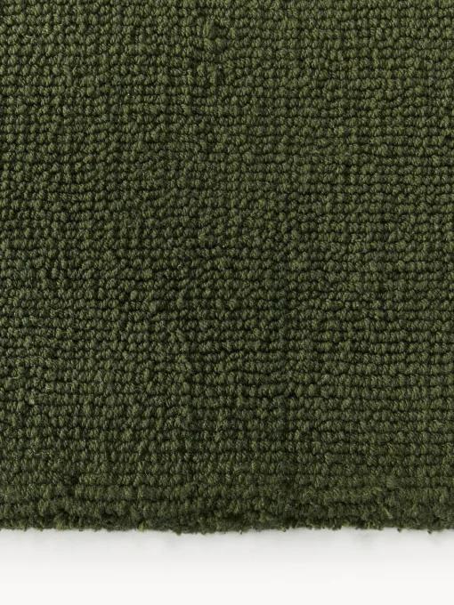 Rectangular|Alfombras Rectangulares>Westwing Collection Alfombra de algodón artesanal Lora Verde oliva