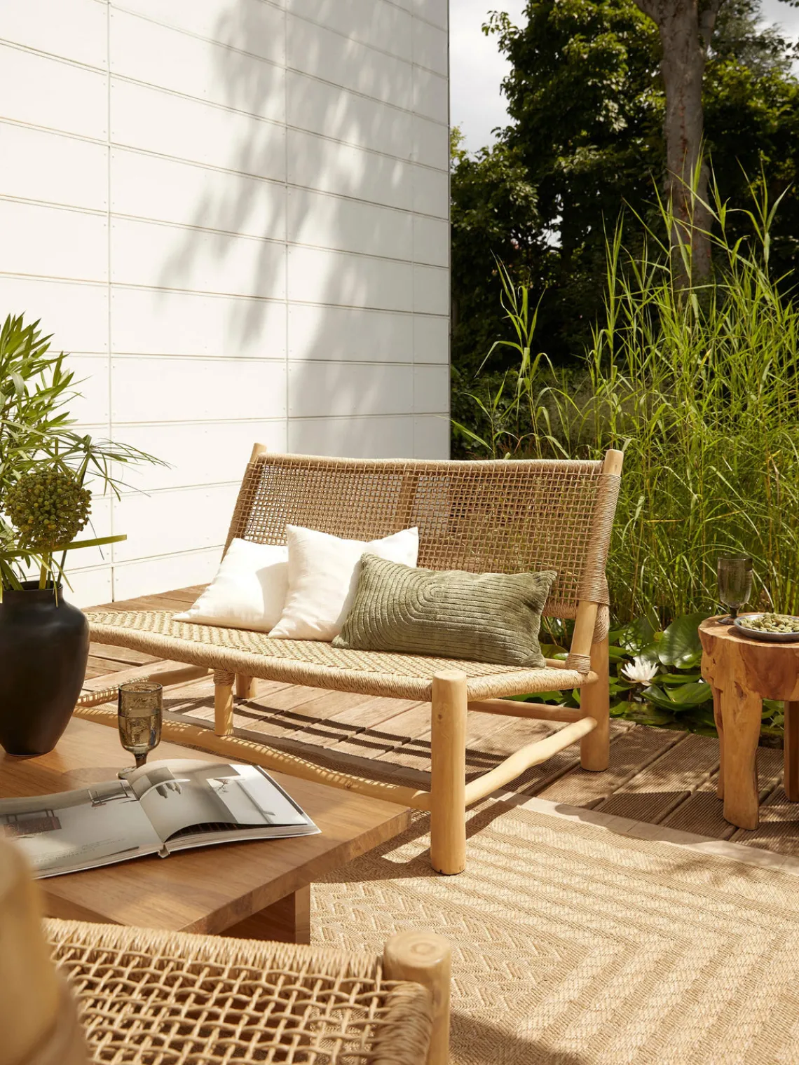 Alfombras De Exterior|Alfombras De Exterior>Hanse Home Collection Alfombra de interior/exterior en look yute Limonero