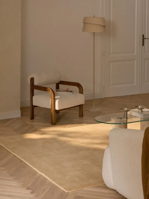 Rectangular|Alfombras Rectangulares>Westwing Collection Alfombra de lana artesanal Zayne Ocre