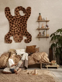 Alfombra de lana artesanal Safari Niños Decoración Infantil|Alfombras Infantiles