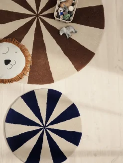 Discount Alfombra de lana redonda artesanal Arch Niños Decoración Infantil|Alfombras Infantiles